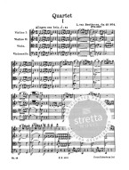 Beethoven: Quartet In F Major Op. 18 No. 1 (noty, partitura)