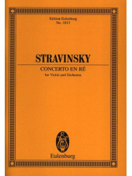 Igor Stravinskij: Concerto en ré (noty, partitura)