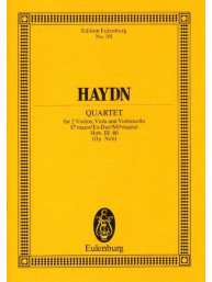 Joseph Haydn: Quartet In Eb Major Op 76 No 6 (noty, partitura)