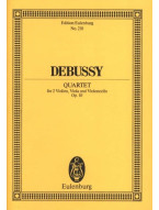 Claude Debussy: Quartet Op.10 (noty, partitura)
