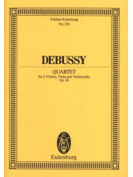 Claude Debussy: Quartet Op.10 (noty, partitura)