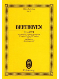 Beethoven: Quartet In E Flat Op.74 (noty, partitura)