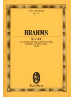 Johannes Brahms: Sextet Op 36 In G Major (noty, partitura)
