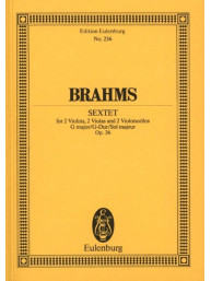 Johannes Brahms: Sextet Op 36 In G Major (noty, partitura)