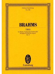 Johannes Brahms: Piano Trio In B Major Op. 8 (noty, partitura)