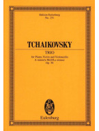 Petr Iljič Čajkovskij: Trio In A minor. Op. 50 (noty, partitury)