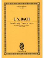 Johann Sebastian Bach: Brandenburg Concerto No 4 In G Major (noty, partitura)