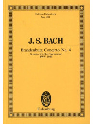 Johann Sebastian Bach: Brandenburg Concerto No 4 In G Major (noty, partitura)