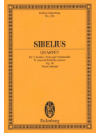 Jean Sibelius: Quartet In D Minor Op. 56 'Voces intimae' (noty, partitury)