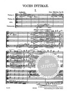 Jean Sibelius: Quartet In D Minor Op. 56 'Voces intimae' (noty, partitury)