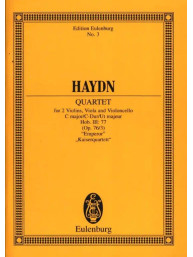 Joseph Haydn: Quartet In C 'Emperor' C major op. 76/3 Hob. III:77 (noty, partitury)