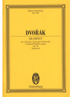 Antonín Dvořák: Quartet F Major Op.96 'American' (noty, partitury)