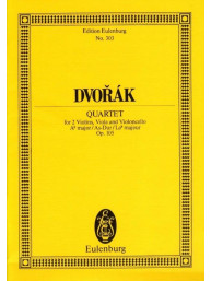 Antonín Dvořák: Quartet In Ab Major Op.105 (noty, partitury)