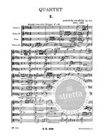 Antonín Dvořák: Quartet In Ab Major Op.105 (noty, partitury)