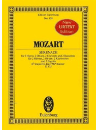 W.A. Mozart: Serenade In E b Major K.375 (noty, partitury)