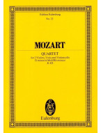 W.A. Mozart: Quartet In D Minor K421 (noty, partitury)