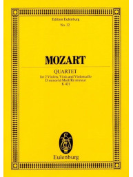 W.A. Mozart: Quartet In D Minor K421 (noty, partitury)