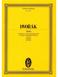 Antonín Dvořák: Trio In E Minor Op. 90 B 166 'Dumky' (noty, partitury)