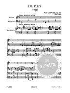 Antonín Dvořák: Trio In E Minor Op. 90 B 166 'Dumky' (noty, partitury)