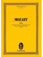 W.A. Mozart: Trio In Eb Major KV 498 (noty, partitury)