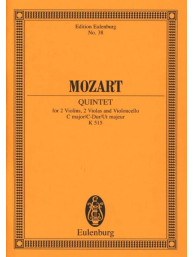 W.A. Mozart: Quintet In C Major KV 515 (noty, partitury)