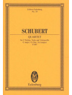 Franz Schubert: Quartet In G Major Op. 161 D 887 (noty, partitury)