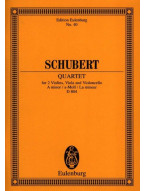 Franz Schubert: Quartet In A Minor Op. 29 D 804 (noty, partitury)