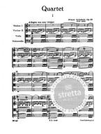 Franz Schubert: Quartet In A Minor Op. 29 D 804 (noty, partitury)
