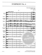 P.I. Čajkovskij: Symphony No. 4 In F Minor Op.36 (noty, partitura)