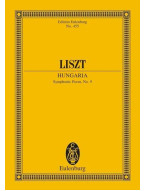 Franz Liszt: Hungaria - Symphonic Poem No. 9 (noty, partitura)