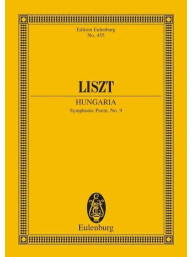 Franz Liszt: Hungaria - Symphonic Poem No. 9 (noty, partitura)