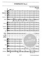 P.I. Čajkovskij: Symphony No.6 In B Minor Op.74 (noty, partitura)