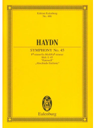 Joseph Haydn: Symphony No. 45 F# Minor Hob. I 'Farewell' (noty, partitura)