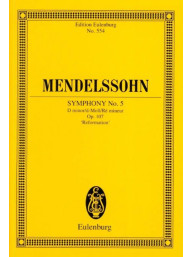 Felix Mendelssohn: Symphony No. 5 D Minor Op. 107 (noty, partitura)