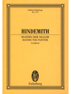 Paul Hindemith: Symphonie Mathis Der Mahler (noty, partitura)