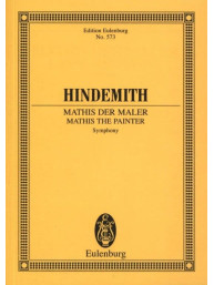 Paul Hindemith: Symphonie Mathis Der Mahler (noty, partitura)