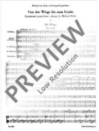 Franz Liszt: From the Cradle to the Grave Symphonic Poem No. 13 (noty, partitura)