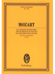 W.A. Mozart: OvertureFrom The Marriage Of Figaro K 492 (noty, partitura)