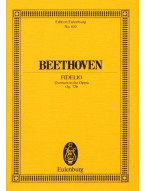 Beethoven: Overture From Fidelio Op 76b (noty, partitura)