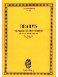 Johannes Brahms: Tragic Overture Op. 81 (noty, partitura)