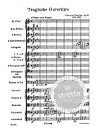 Johannes Brahms: Tragic Overture Op. 81 (noty, partitura)