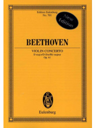 Beethoven: Violin Concerto In D Major Op.61 (noty, partitura)