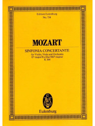 W.A. Mozart: Sinfonia Concertante In Eb Major K 364 (noty, partitura)