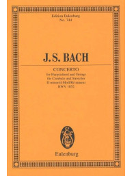 J.S. Bach: Concerto in D minor BWV 1052 (noty, partitura)