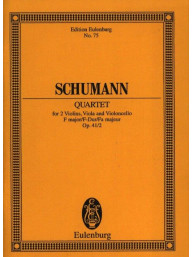 Robert Schumann: String Quartet In F Major Op. 41 No. 2 (noty, partitura)
