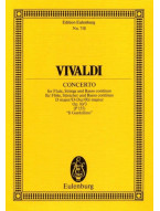 Antonio Vivaldi: Concerto In D Major Op. 10 No. 3 RV 428 / PV 155 (noty, partitura)