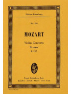 W.A. Mozart: Violin Concerto In Bb Major K 207 (noty, partitura)