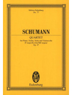 Robert Schumann: Quartet In E Flat Major Op. 47 (noty, partitura)