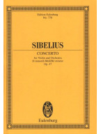 Jean Sibelius: Concerto D minor op. 47 (noty, partitura)