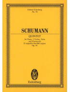 Robert Schumann: Quintet In E Flat Op.44 (noty, partitura)